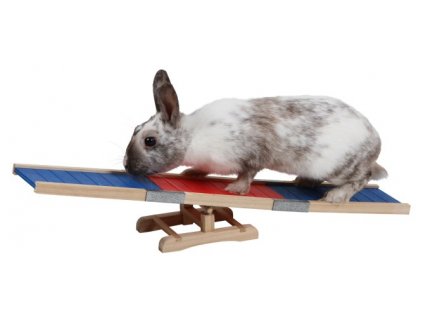 Agility překlápěcí  překážka pro králíky a jiné hlodavce - králičí hop
