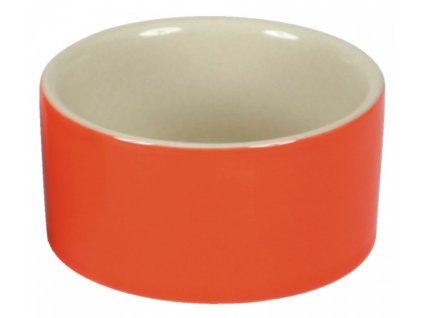 Miska na krmivo keramická, kulatá, 100 ml barevný mix