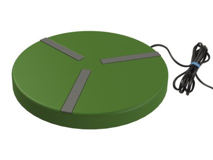 Výhřevná podložka k napáječce nebo misce na vodu, 25 cm plast