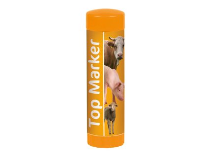 Křída značkovací TopMarker oranžová, na zvířata