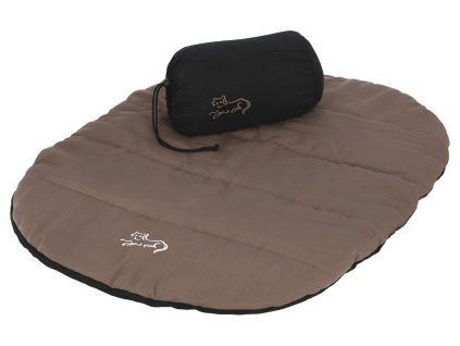 Polštář Traveller pro psy a kočky, cestovní, popelavě hnědý