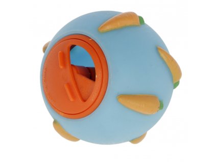 Kerbl Míček na pamlsky pro králíky, modrý, 7 cm