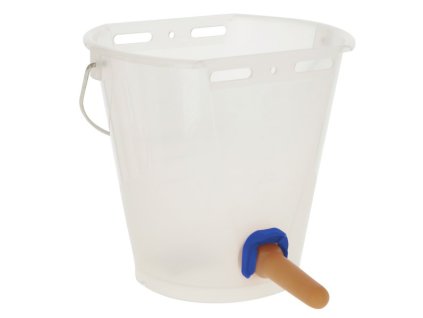 Kbelík napájecí plastový 8l, s FixClip ventilem nové generace a cucákem