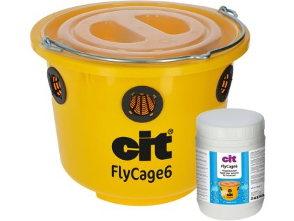 Lapač much kbelíkový FlyCage6, včetně návnady