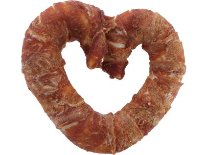 Pamlsek pro psy - srdce z kůže a kuřecího masa, 70 g