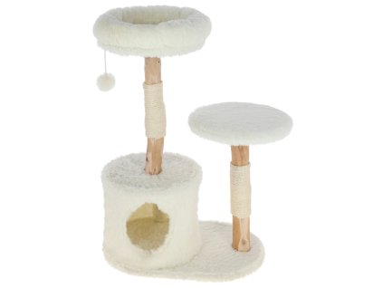 Bílé škrabadlo pro kočky