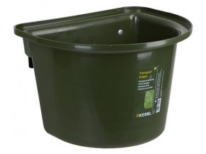 Závěsný kbelík na krmivo 12 l, bez madla, zelený