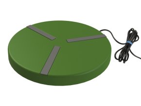 Výhřevná podložka k napáječce nebo misce na vodu, 25 cm plast