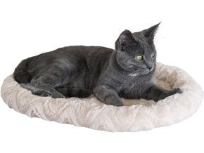 Pelíšek pro kočky a psy oboustranný, béžový, 54 x 45 cm