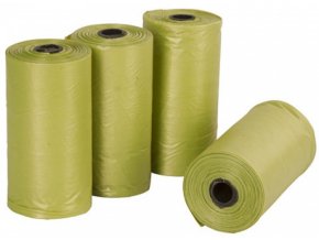 Kerbl rozložitelné sáčky na psí trus, EKO plast, 4 role, 31x21 cm