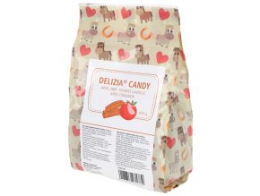 Pamlsek pro koně DELIZIA Candy, jablko-skořice, 600 g