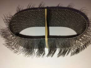 Kartáčový pás černý