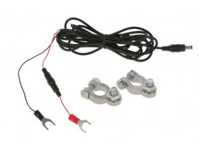 Propojovací kabel pro autobaterie k napájení automatické otevírání a zavírání kurníku KERBL