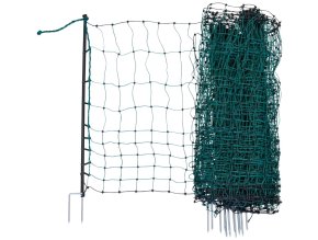 Síť nevodivá pro psy, mobilní oplocení, 2 hroty, 81 cm, 20 m