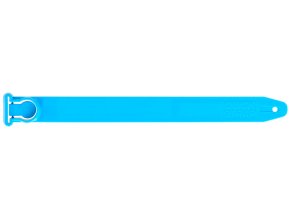 Rychloupínací páska pro značení skotu Quick Strap, 34 cm, sada 5 ks, modrá