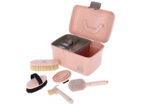 sada kartáču na koně, růžová