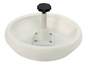 Miska krmná pro selata, plastová, s J kotvou na rošt, 29 cm, 2,5 l