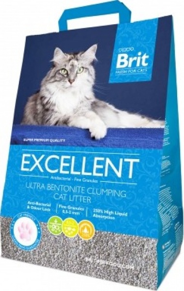 Podestýlka Brit Fresh for Cats Excellent Ultra Bentonite 5kg