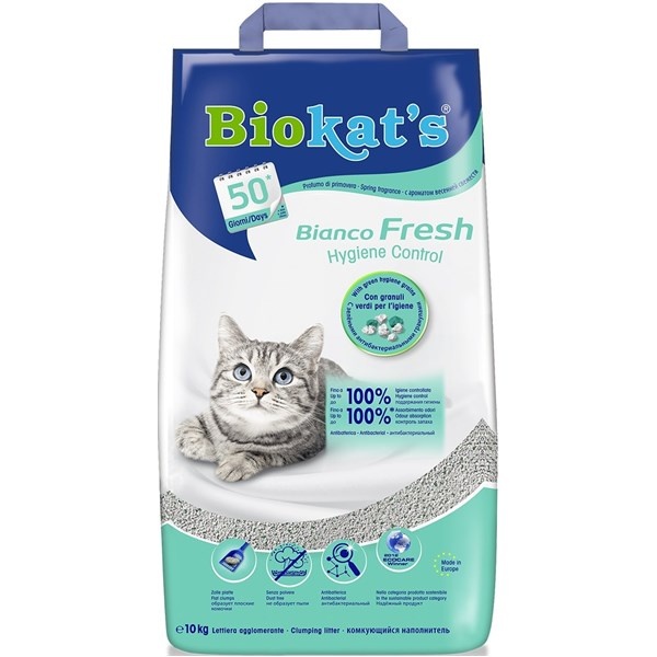 Stelivo pro kočky Gimpet BioKats Bianco Fresh 10 kg