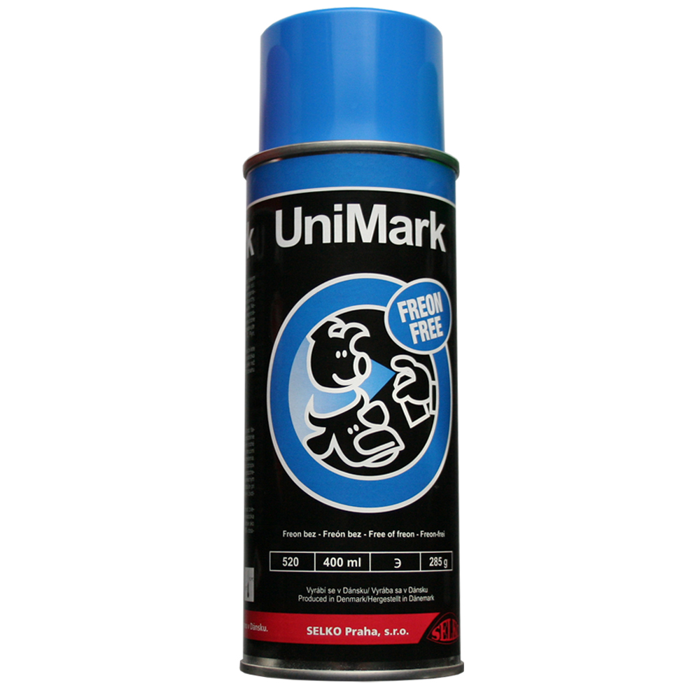 Sprej značkovací Unimark 400 ml, modrý