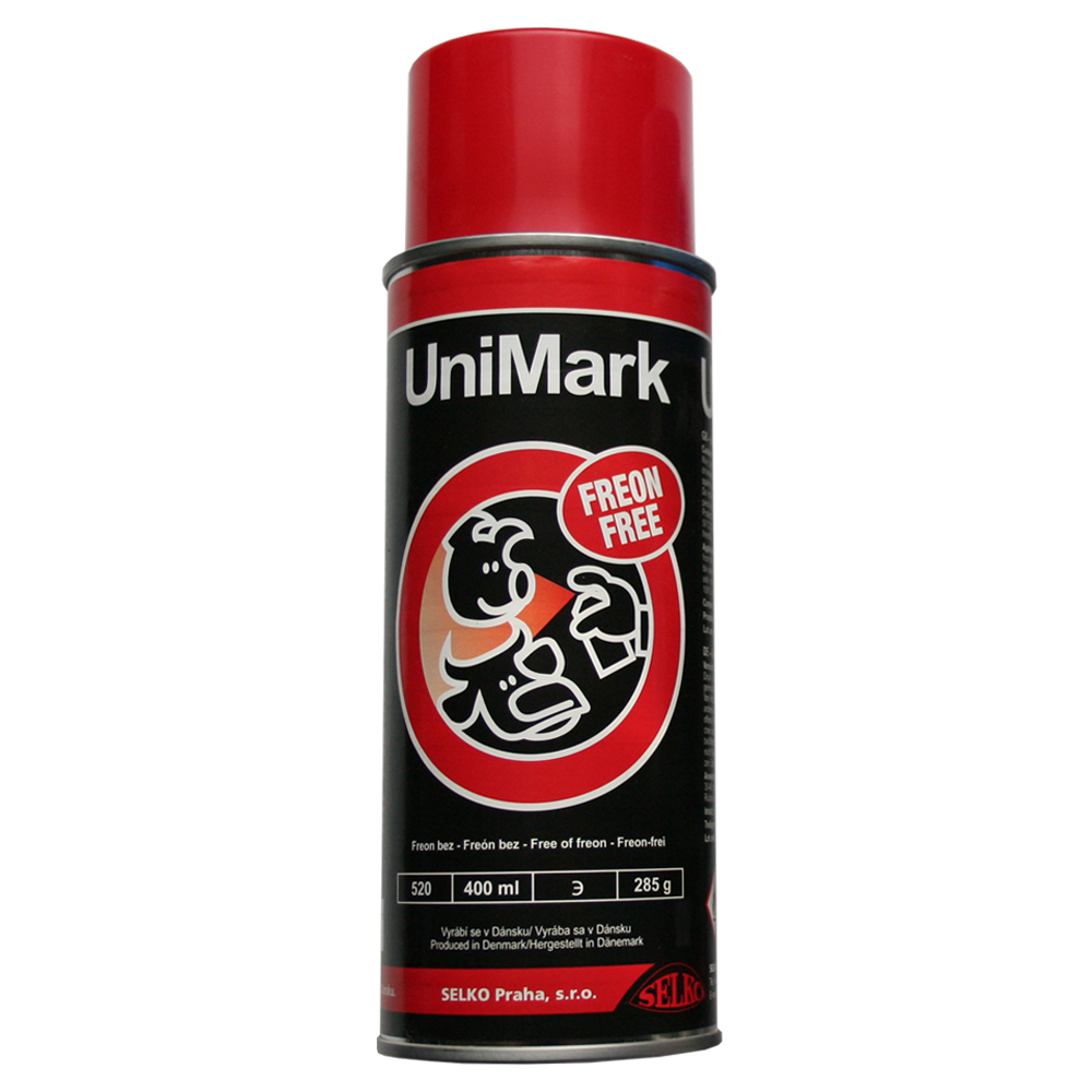 Sprej značkovací Unimark 400 ml, červený