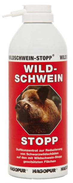 STOP divočákům - Wildschwein-STOPP - Hagopur, pachový ohradník, 400 ml, červený