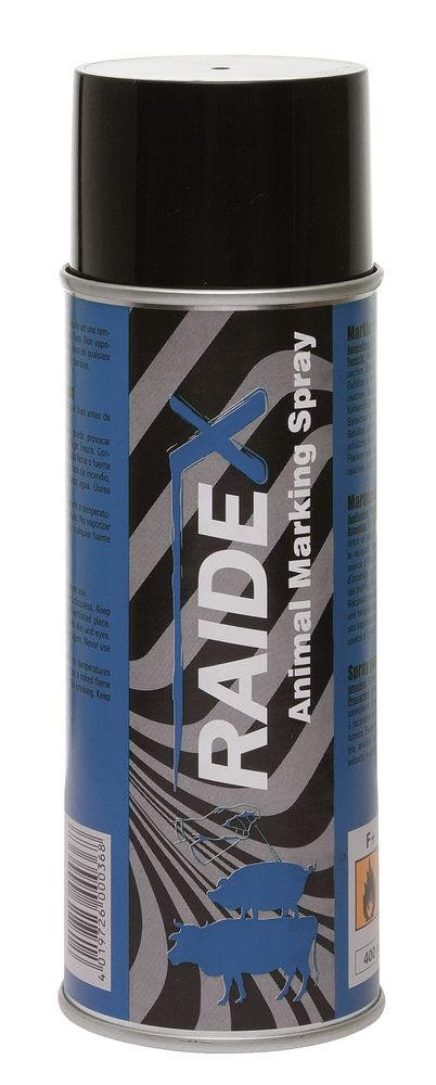 Sprej značkovací Raidex, 400 ml, modrý na zvířata