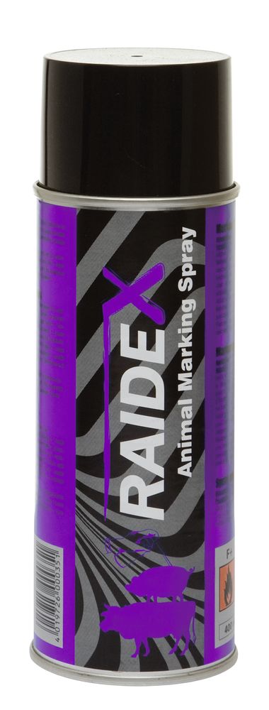 Sprej značkovací Raidex, 400 ml, fialový na zvířata