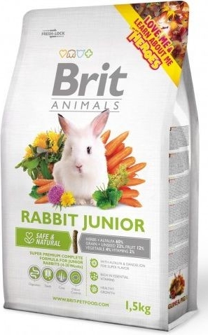 Brit Animals Rabbit junior complete 1,5kg