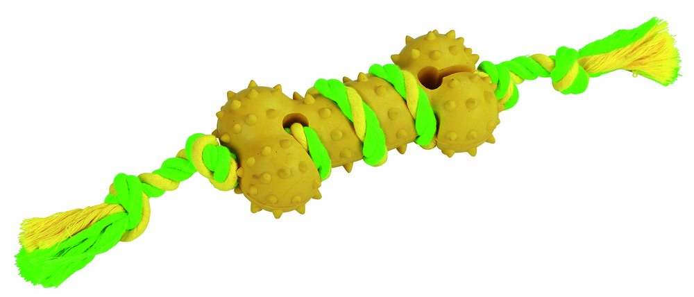 Hračka pro psy gumová - kost přetahovadlo, 30 cm