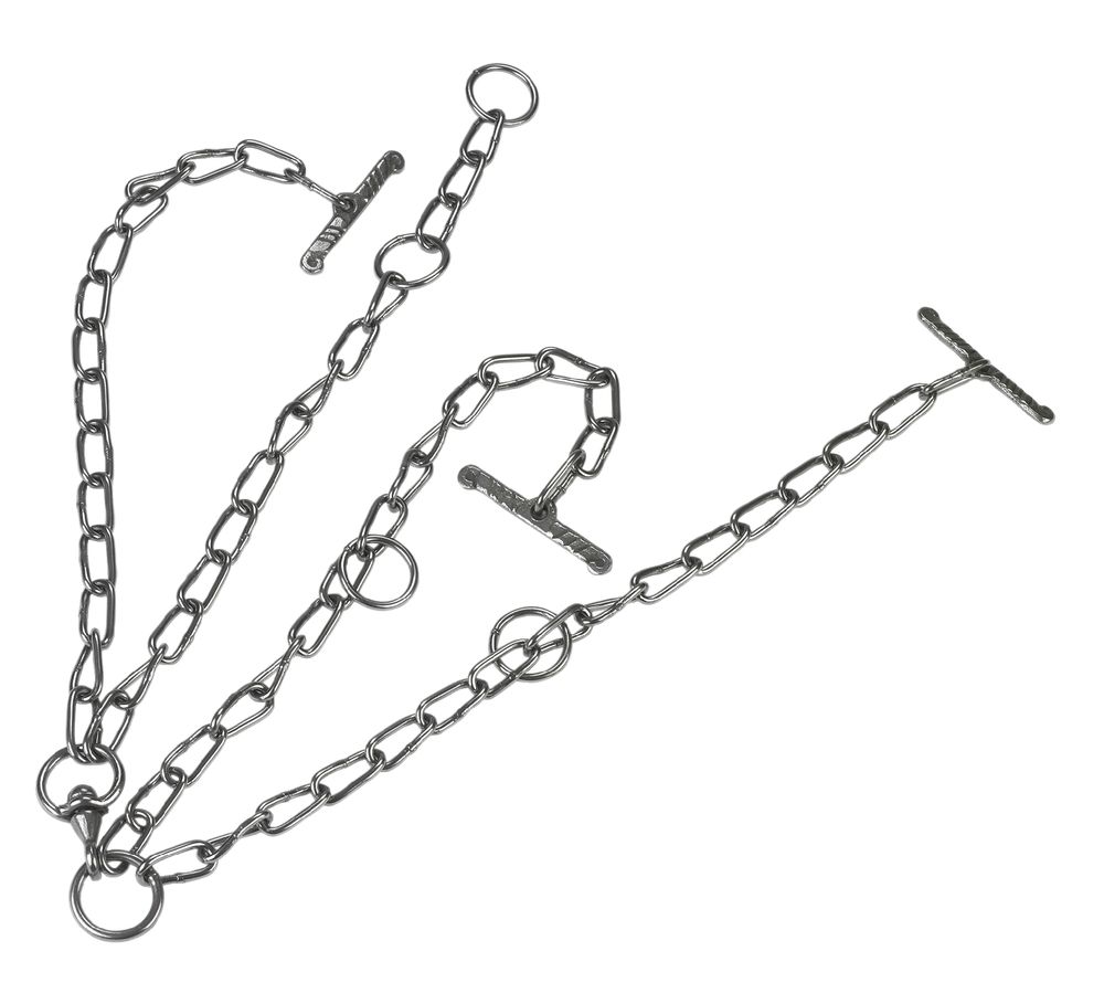 Vazák řetězový dvojitý pro krávy, 5 mm, 60 cm, 100 cm