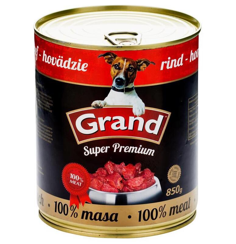 GRAND SuperPremium pro psa, hovězí - 850g