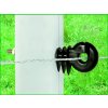 Izolátor kruhový distanční pro elektrický ohradník, se závitem M6 a maticemi, 3,5 cm
