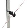 Izolátor kruhový distanční pro elektrický ohradník, se závitem M6 a maticemi, 8 cm