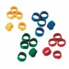Kroužky na slepice, spirálové, 4 barvy, 16 mm, 100 ks