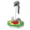 Hračka pro kočky - mouse swing, s catnipem