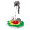 Hračka pro kočky - mouse swing, s catnipem