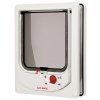 Dvířka pro kočku magnetická Cat Mate 4-way Cat-Flap, 19,5 x 24,2 cm, bílá