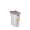 PET FOOD CONTAINER 15LT BIANCO TORTORA PF98401 con etichetta