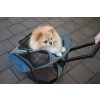 Cestovní taška pro psy na kolečkách Vacation šedá/modrá
