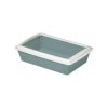 Toaleta pro kočky TRAY 2 - kočičí WC s okrajem, 50x35x12cm, ocelově modrá