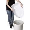 Toaleta pro kočky, nekrytá - kočičí WC Furba chic maxi, popelavě hnědá/anglická zelená