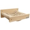 Houpací síť pro kočky Timber, 38 x 33,5 x 16 cm, taupe