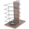 Držák na láhev a stojan na seno pro králíky, 2v1, 22,5 x 15,5 x 27 cm