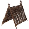 Domek pro králíky z proutí - přirodní teepee, 37 x 27 cm