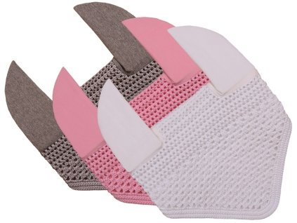 Cob ušanky, sivá, ružová a biela