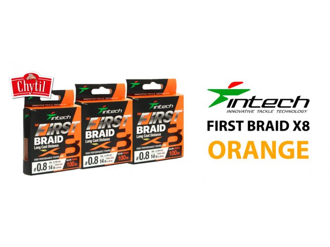 First BRAID X8 Orange 01