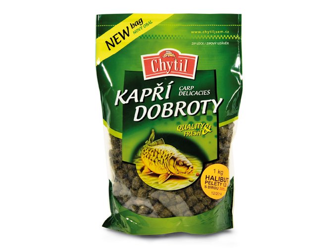 Halibut pelety s dírou