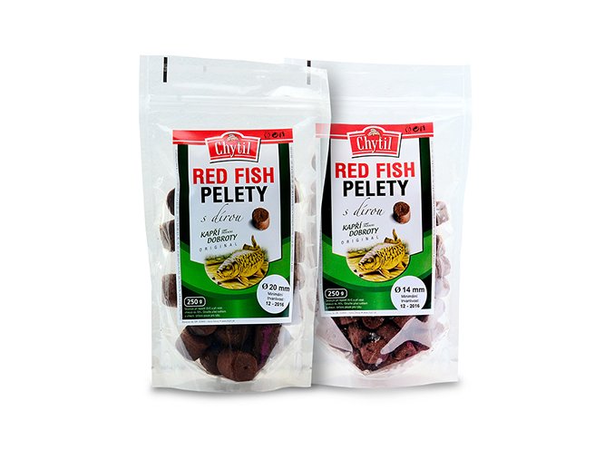 Red Fish pelety s dírou 250 g