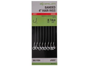 korum navazec banded hair rigs barbed 8 ks delka 4